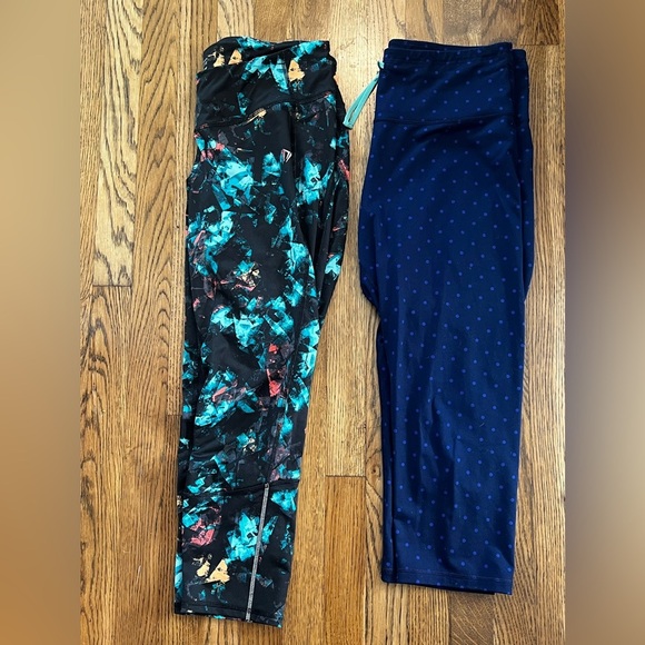 Old Navy Active Leggings Yoga Pants Bundle Pair Lot of 2 Size XL - Picture 1 of 7